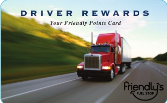 Friendlys Driver Reward Card