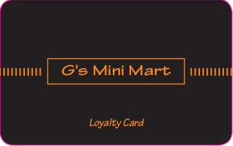 G`s Mini Mart Rewards
