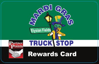 Mardi Gras Reward Card