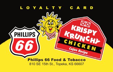 Phillips 66 Topeka Reward Card