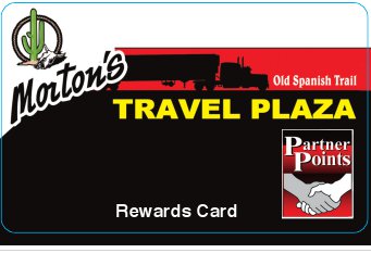 Mortons Reward Card