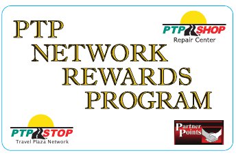 PTP Network Rewards Card