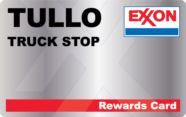 Tullo Truck Stop Rewards Card